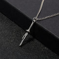 Inverted spear of heaven pendant