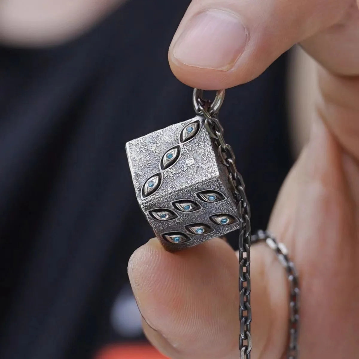Ancient Seal Cube pendant