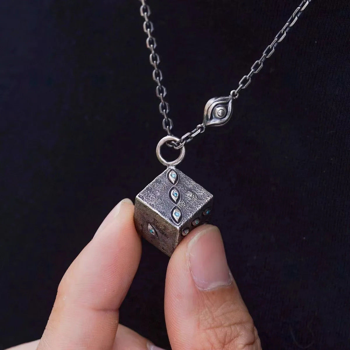 Ancient Seal Cube pendant